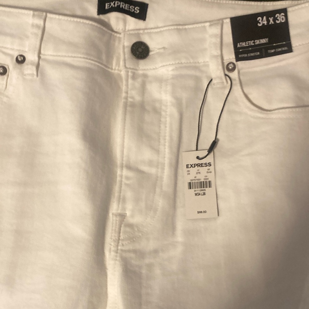Express Men's White Jeans